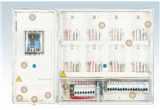 Transparent electric meter box